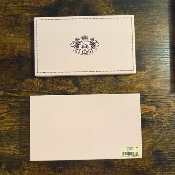 Vintage JUICY COUTURE Born in the Glamorous USA - Empty wallet Box/Cases - Picture 3 of 8
